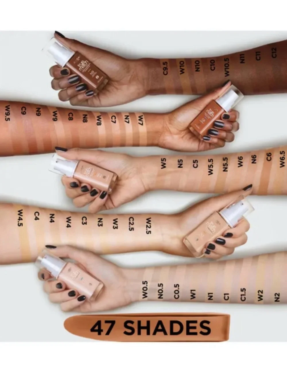 L'Oreal True Match Foundation W6.5 Warm Medium - Tan Shade
